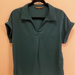 Gaharu Forest Green Blouse